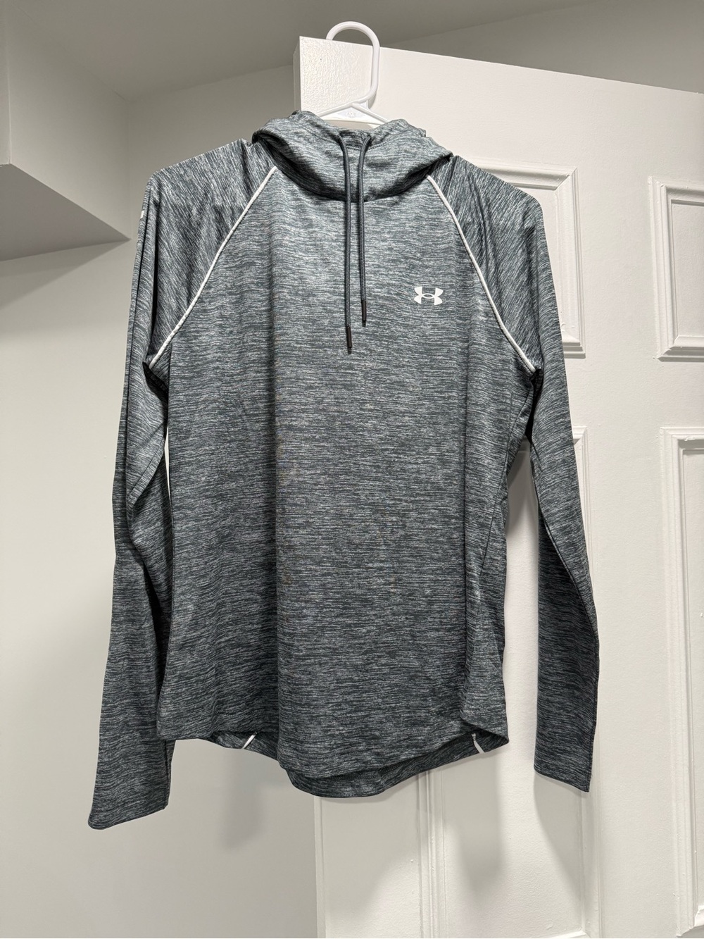 Women’s Under Armour Heathered Gray Performance Hoodie